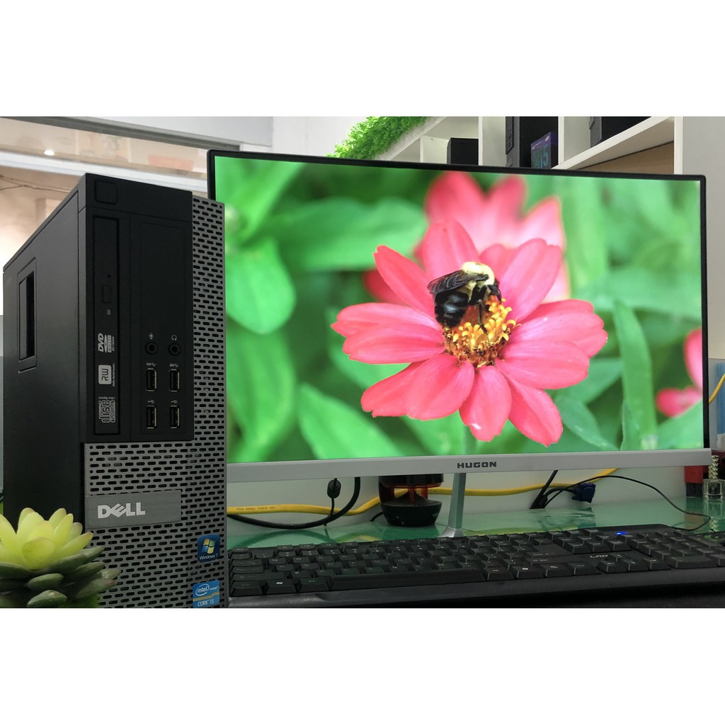 Bộ máy tính Để bàn Dell Core i7 - i5 - i3 Ram 8Gb SSD 120GB Vàn Màn hình 24 inch - Tặng bàn phím chuột - Bảo hành dài 95