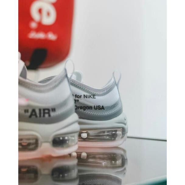 GIẦY đẹp (HOT ITEMS) Giày thể thao AIR MAX 97 OFF WHITE grey xám xanh cực đẹp giá tốt . . . . hot ³