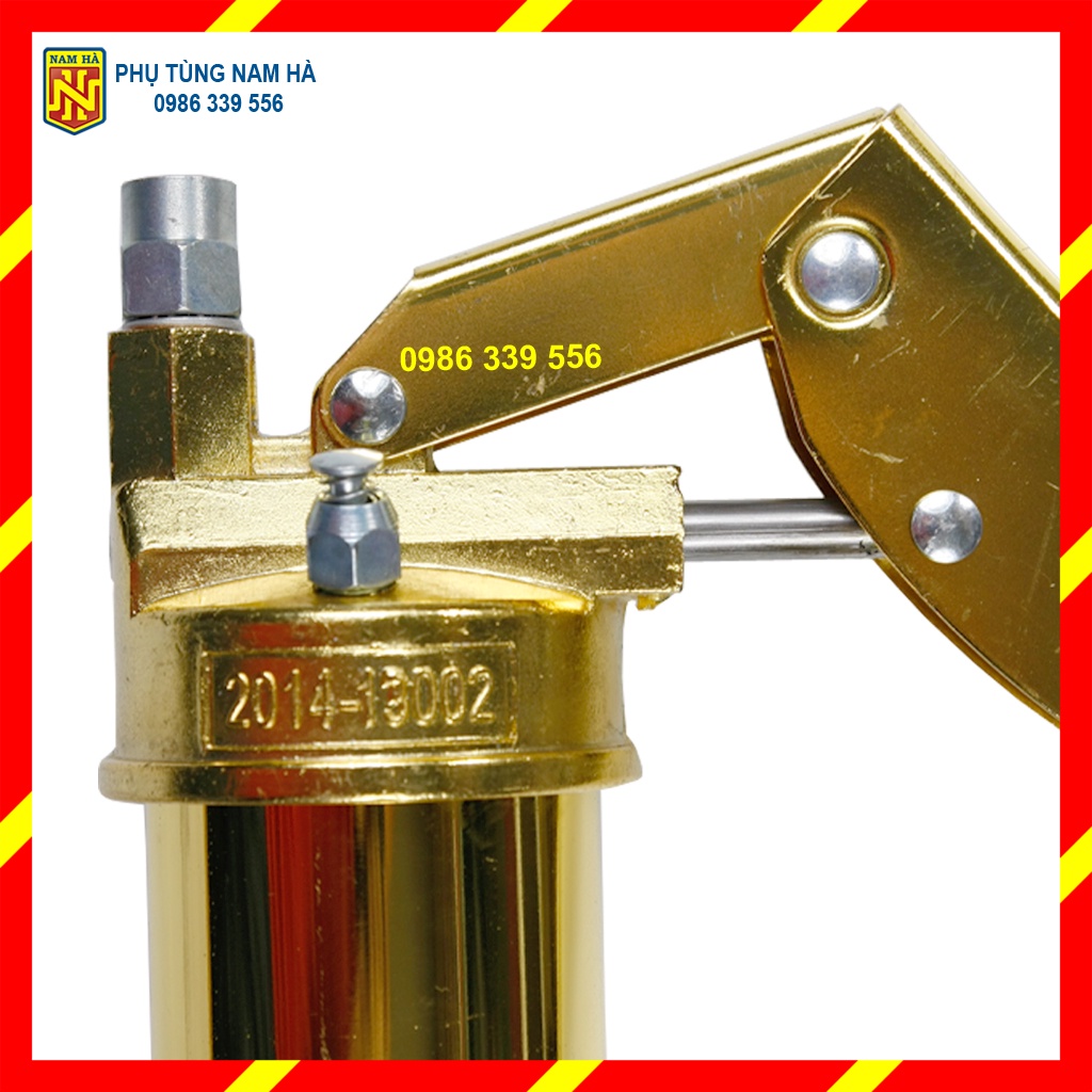Bơm mỡ bò 2 ty 2 xy lanh piston 900CC Grease dùng mỡ xô, mỡ hút, mỡ kg, mỡ rời - XP-217