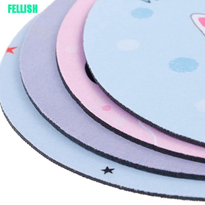 1 Miếng Lót Chuột Máy Tính Hình Tròn Bằng Cao Su Chống Trượt