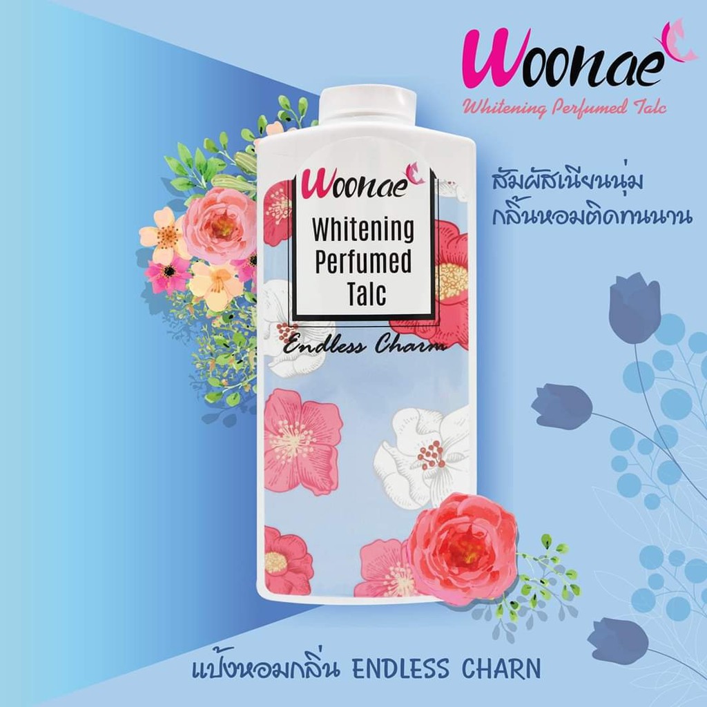 01 Chai Phấn Thơm Hương Nước Hoa Woonae Whitening Perfume Talc 200gram Thái Lan - 9housevn