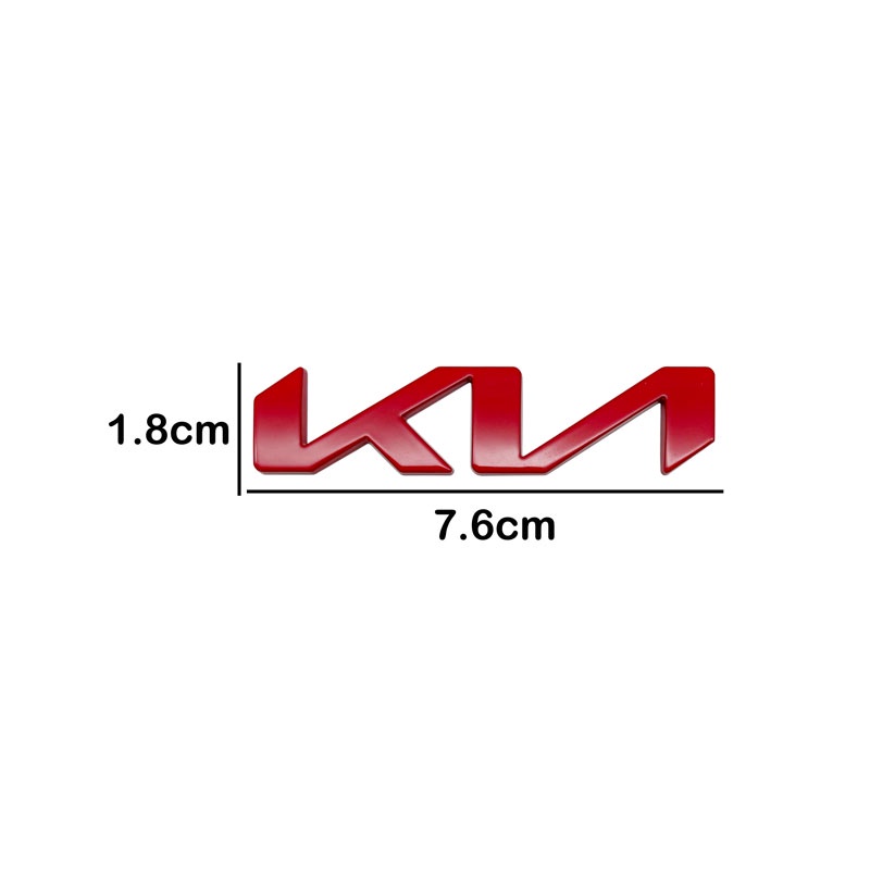 FENDER Logo Chữ 3D Bằng Kim Loại Dán Trang Trí Xe Hơi KIA KN K2 K3 K5 K4 KX7 RIO Sportage Forte
