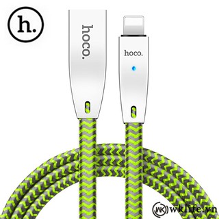 Cáp Sạc Hoco U11 Lightning Ngắt Điện Thông Minh