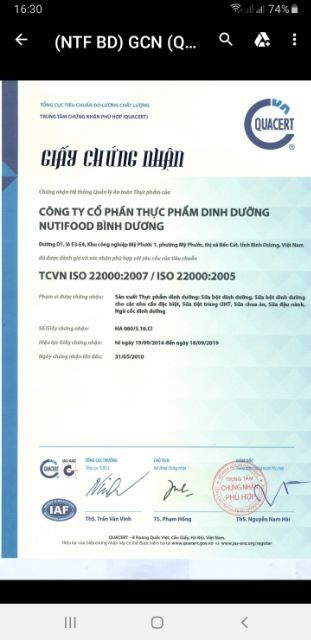 Sữa bột Riso Opti Gold 1 & 2 850g