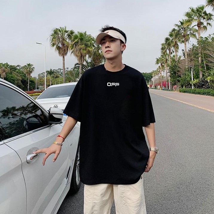 [AT0106] Áo phông Unisex nam nữ phong cách Hàn Quốc OFF đen trắng basic, áo thun nam nữ tay lỡ Streetwear | BigBuy360 - bigbuy360.vn