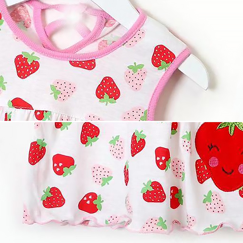 Đầm Cotton Màu Kẹo Dễ Thương Thời Trang Cho Bé Gái