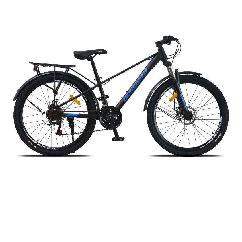 Xe đạp đại hình Fornix X26, Khung sườn hợp kim thép Cao Cấp, Trọng lượng 16.76kg, Vòng bánh 26in, màu Xanh Dương Đen