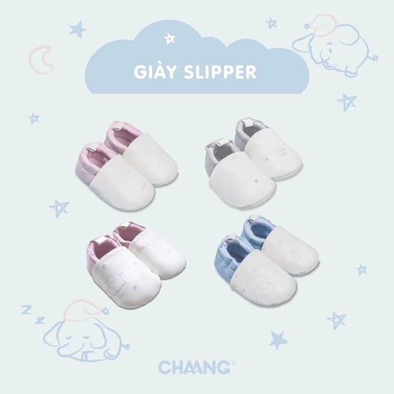 CHAANG Giày slipper cho bé sơ sinh SS2021D10