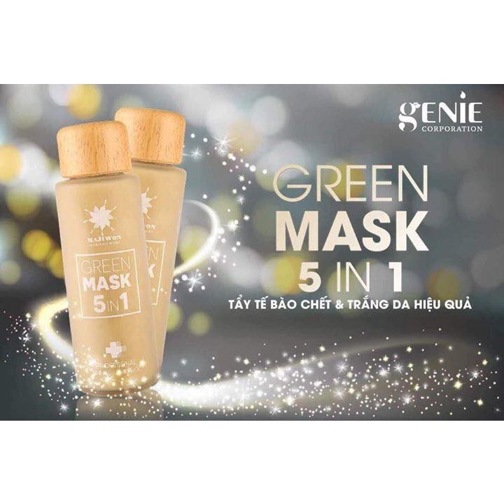 GENIE GREEN MASK - Mặt nạ thải độc da, tẩy tế bào chết 5in1