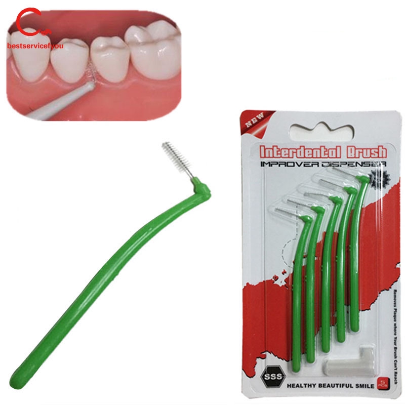 Bộ 5 Bàn Chải Kẽ Răng 0.5mm