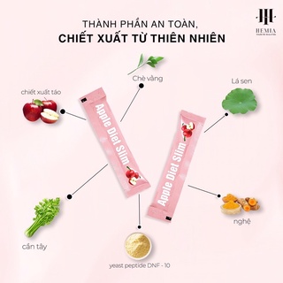 Thạch táo giảm cân Hemia giảm 5 kg sau 1 liệu trình