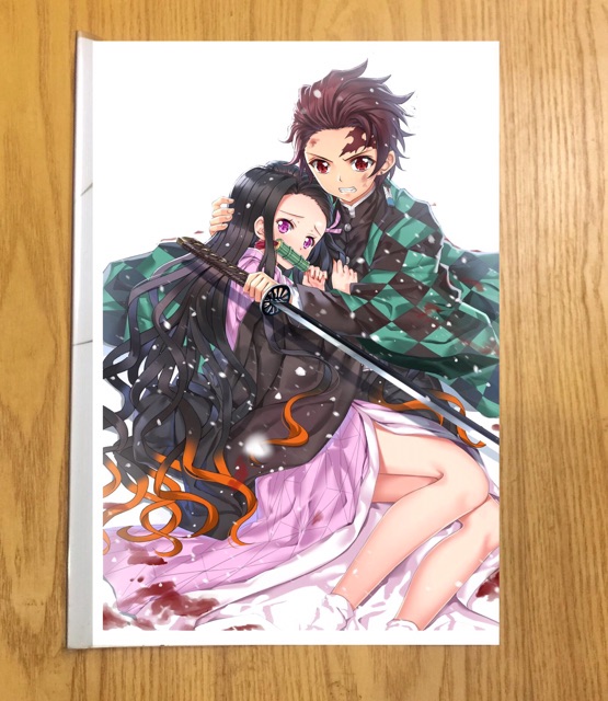 Kẹp phai để bài kiểm tra anime kimetsu no Yaiba kamad kamado