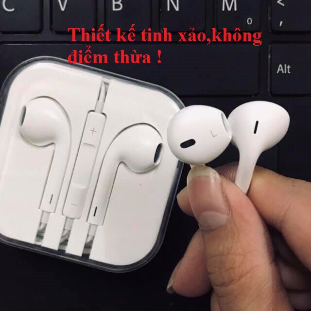 [Mã ELFLASH5 giảm 20K đơn 50K] Tai nghe Iphone 5/5s/6/6s/6P/6sP Chính Hãng - BH 12 tháng