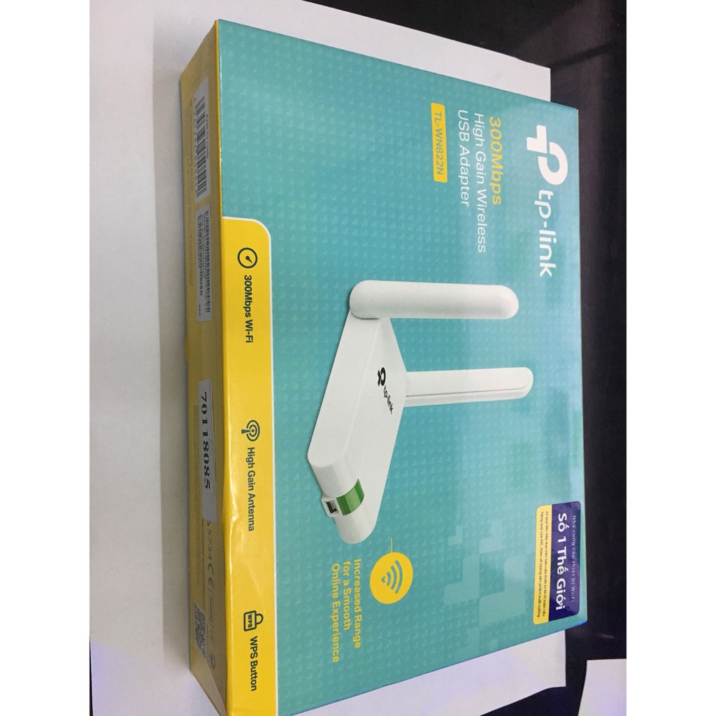 USB thu sóng WiFi-USB thu sóng WiFi Tplink WN 822N FPT phân phối | BigBuy360 - bigbuy360.vn