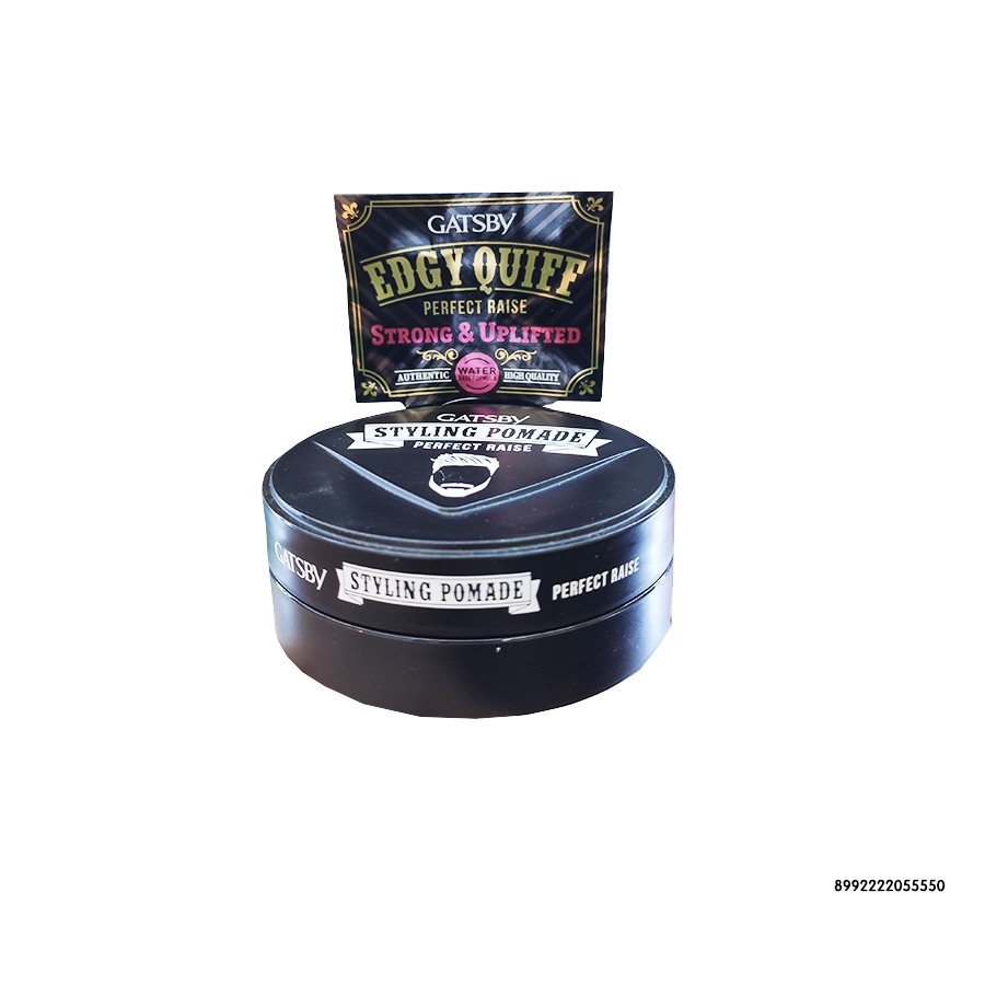 Wax Tóc Gatsby Styling Pomade Perfect Raise 75g-Màu Đen