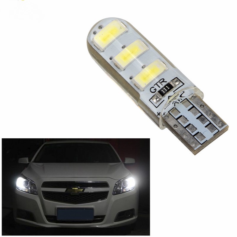 Bóng đèn LED T10-5630 bằng silicone dành thích hợp cho xe hơi