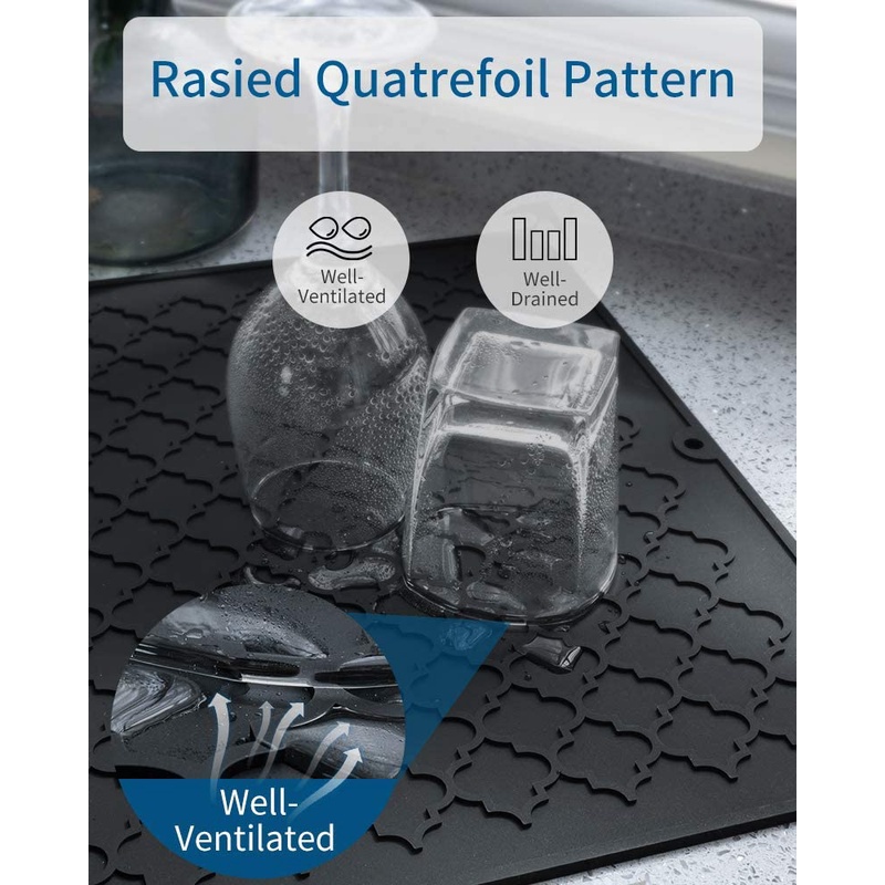 A-LIFE Thảm Phơi Khô Bát Đĩa Chịu Nhiệt Cho Nhà Bếp