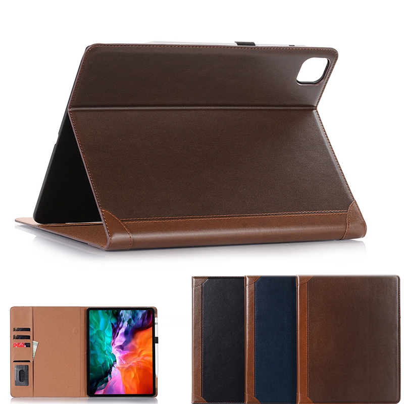 Bao da máy tính bảng nắp gập phong cách công sở thời trang cho iPad Pro 12.9 inch 2020
