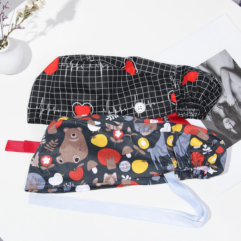Mũ Trùm Đầu Vải Cotton Có Thể Điều Chỉnh Kích Cỡ Tiện Dụng