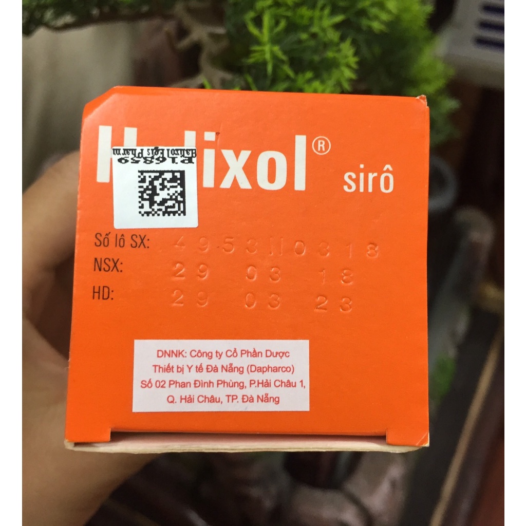 Siro giảm ho, long đờm hiệu quả và an toàn cho trẻ  HALIXOL nhập khẩu HUNGAR