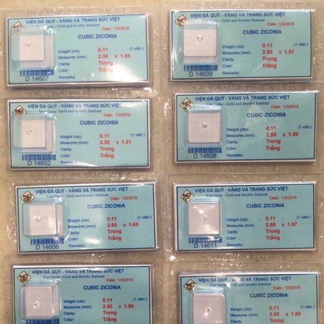 Kim cương nhân tạo gắn răng