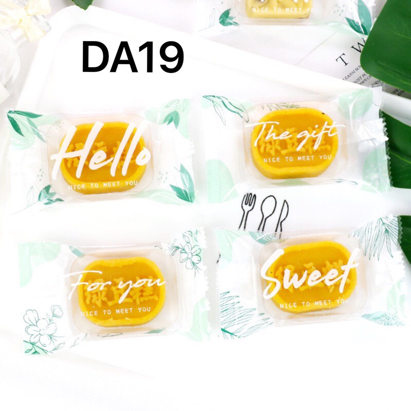 Túi bánh dứa Sweet xanh DA19
