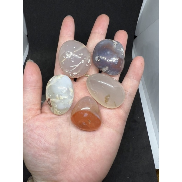 Viên to Mã não Agate mài bóng Đá thanh tẩy Tumble