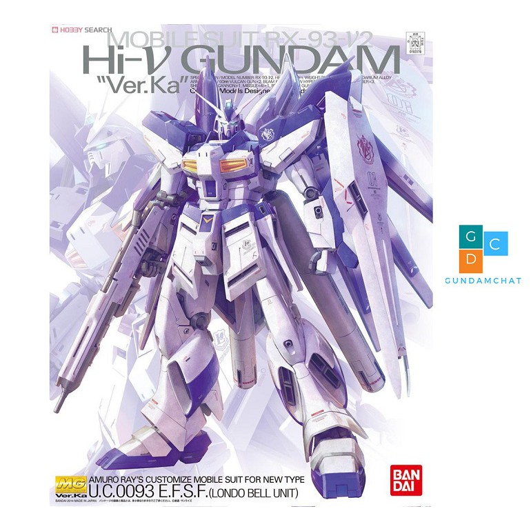 Mô hình lắp ráp MG Hi Nu Gundam Ver.Ka Bandai 4573102615916
