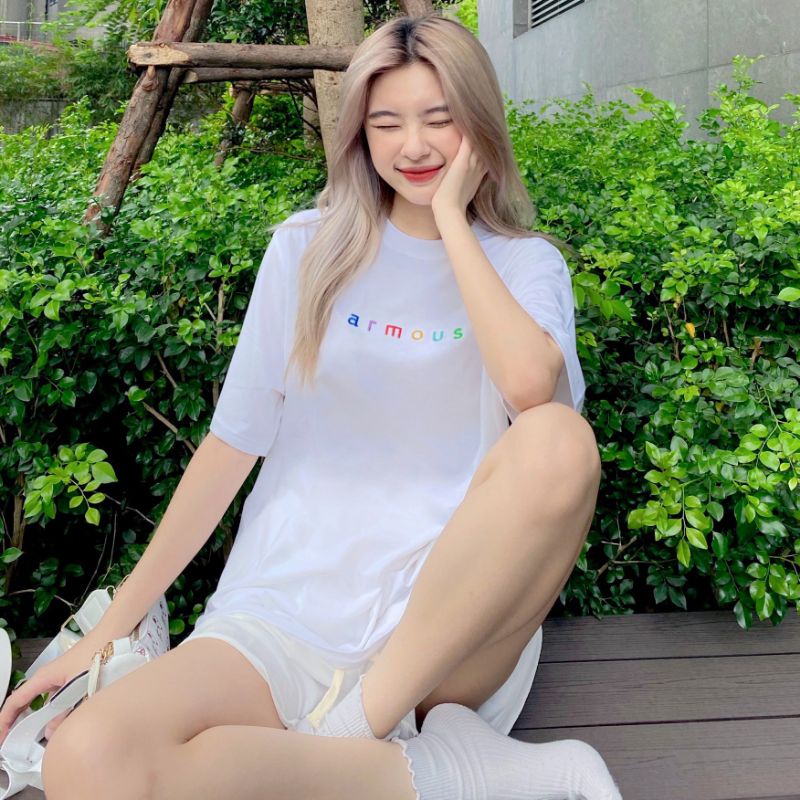 Áo Armous Basic Rainbow Tay Ngắn