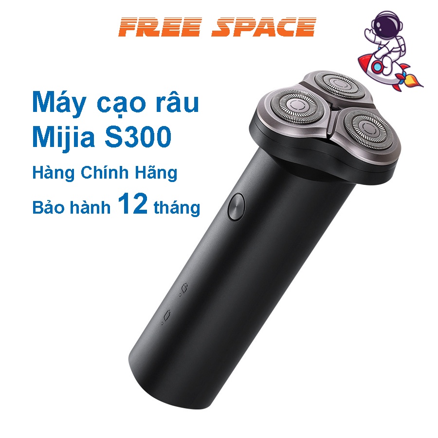 Máy Cạo Râu Chuyên Nghiệp 3 Lưỡi Xiaomi Mijia S300 Kháng Nước Chuẩn IPX7 Hàng Chính Hãng Bảo Hành 12 Tháng