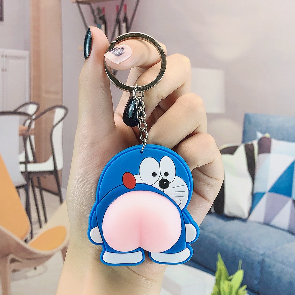 Móc Khóa Mông Quả Đào Squishy Mềm Dẻo Siêu Đáng Yêu - Móc Chìa Khóa Hoạt Hình DUASHOP.