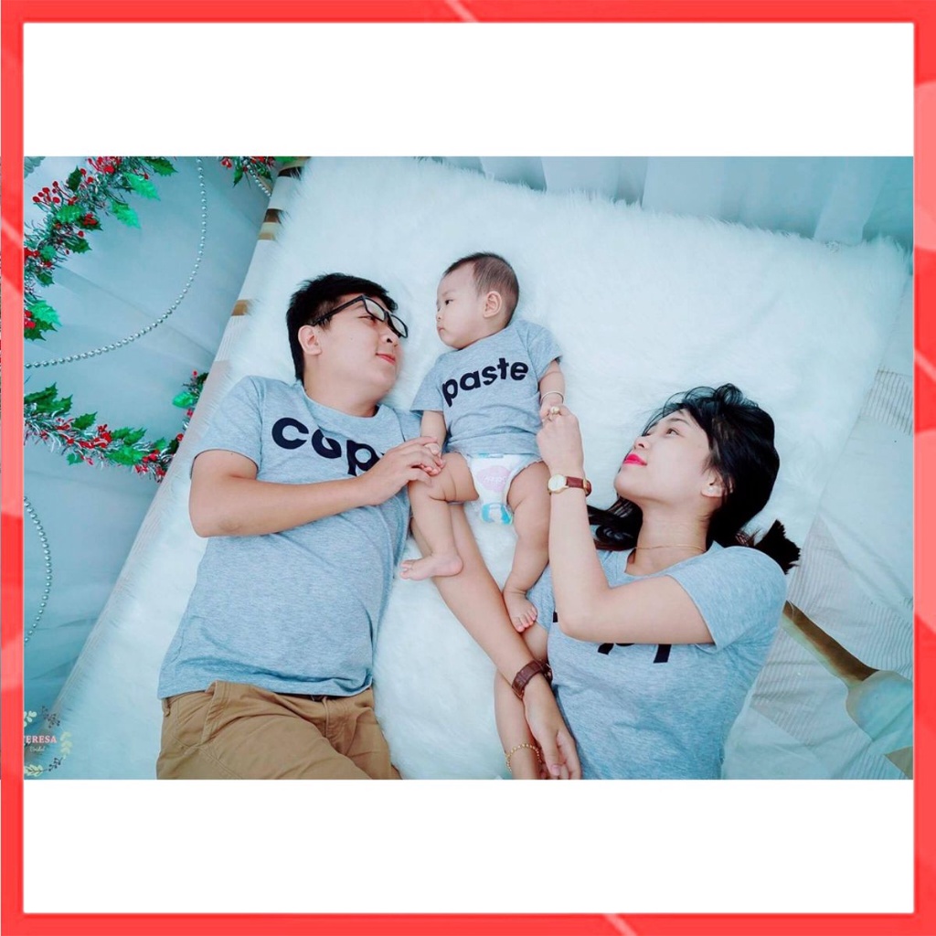 Áo cho ba và con Copy - Paste - Thời trang Familylove  💝 Hàng chuẩn thương hiệu trên Tem áo