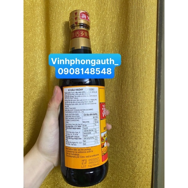 HẮC XÌ DẦU HƯƠNG NẤM 500ML - SUPERIOR MUSHROOM SOY SAUCE HADAY