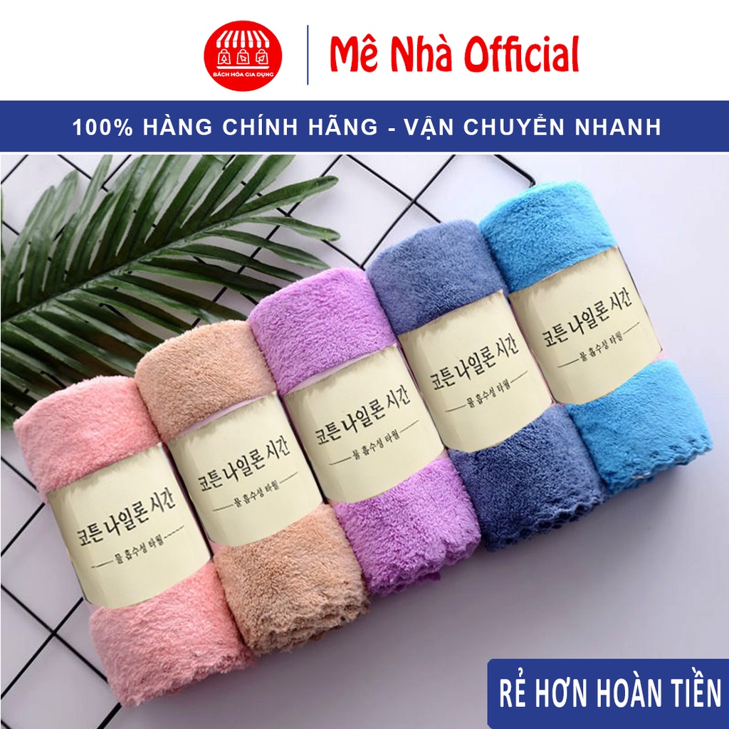 Khăn Mặt Lông Cừu Hàn Quốc, Mềm Mại, Cam Kết Chất Lượng, Hàng Xuất Khẩu Giá Bình Dân