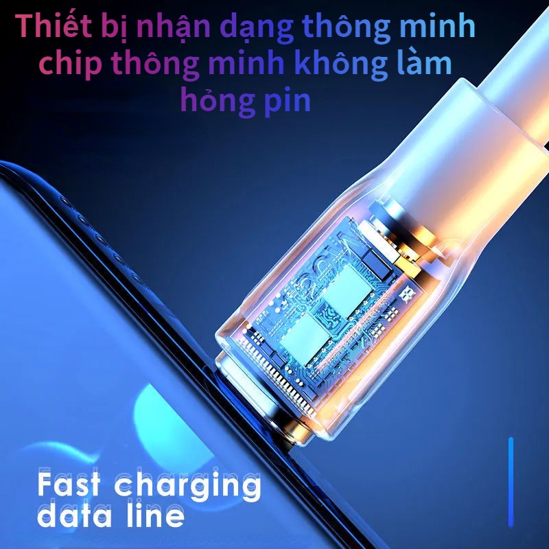 Cáp Sạc Nhanh 6a 120WType-c Chuyên Dụng Cho Huawei Xiaomi Glory VIVO Android