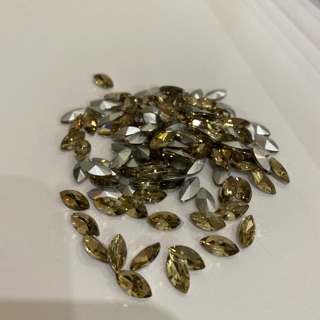 Combo 50v đá khối dáng hạt thóc siêu sáng mài vàng