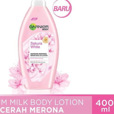 ☛ (Hàng Mới Về) Serum Garnier Sakura Làm Trắng Hồng Da Chống Tia UV - 400ml ♂