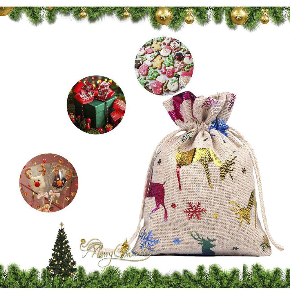 Bộ 24 Túi Đựng Bánh Quy / Lịch Giáng Sinh Đếm Ngược