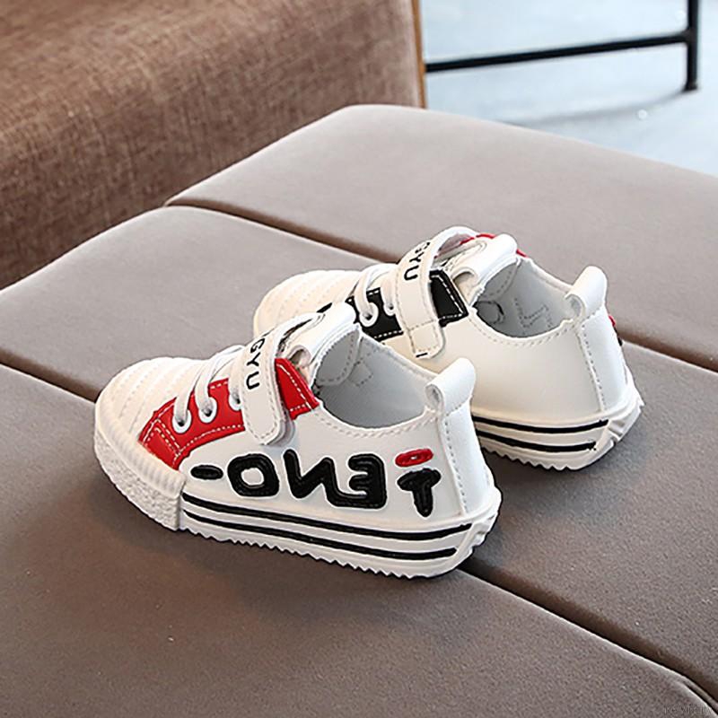 Giày thể thao da PU phong cách Hàn Quốc thời trang dành cho trẻ em