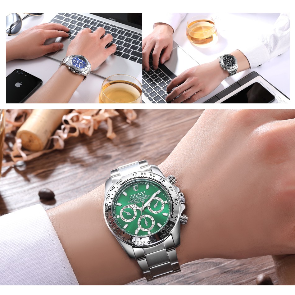Đồng Hồ Đeo Tay Chexi Bằng Thép Không Gỉ Thời Trang 2022 Dành Cho Nam
