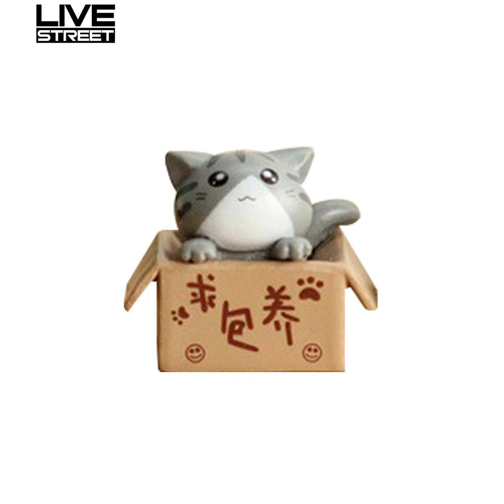 Mới Mèo Hoạt Hình Trang Trí Chậu Cây Bonsai