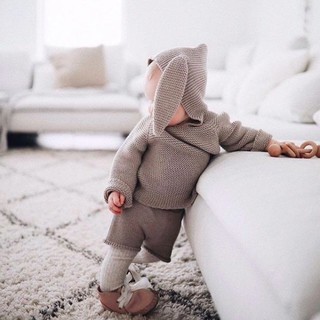 Áo len Gap tai thỏ siêu cute