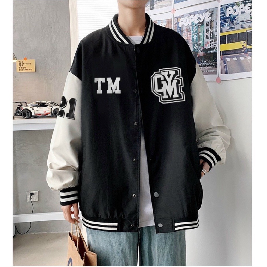 Áo Khoác Dù 2 Lớp TM CYM Unisex Nam Nữ Form Rộng Gem Phong Cách Hàn Quốc Gem