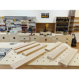 Bán lẻ Gỗ Sồi Trắng - WHITE OAK kích thước: Dày 25mm x Rộng 150mm x Dài 1000mm