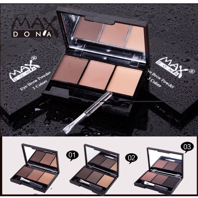 Bột tán chân mày 3 Max Dona