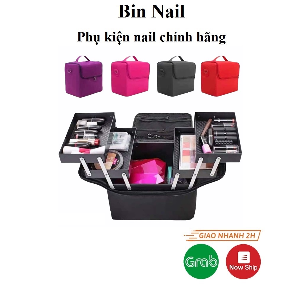 Cốp Vải Đựng Đồ Phun Xăm-Nail-Trang Điểm