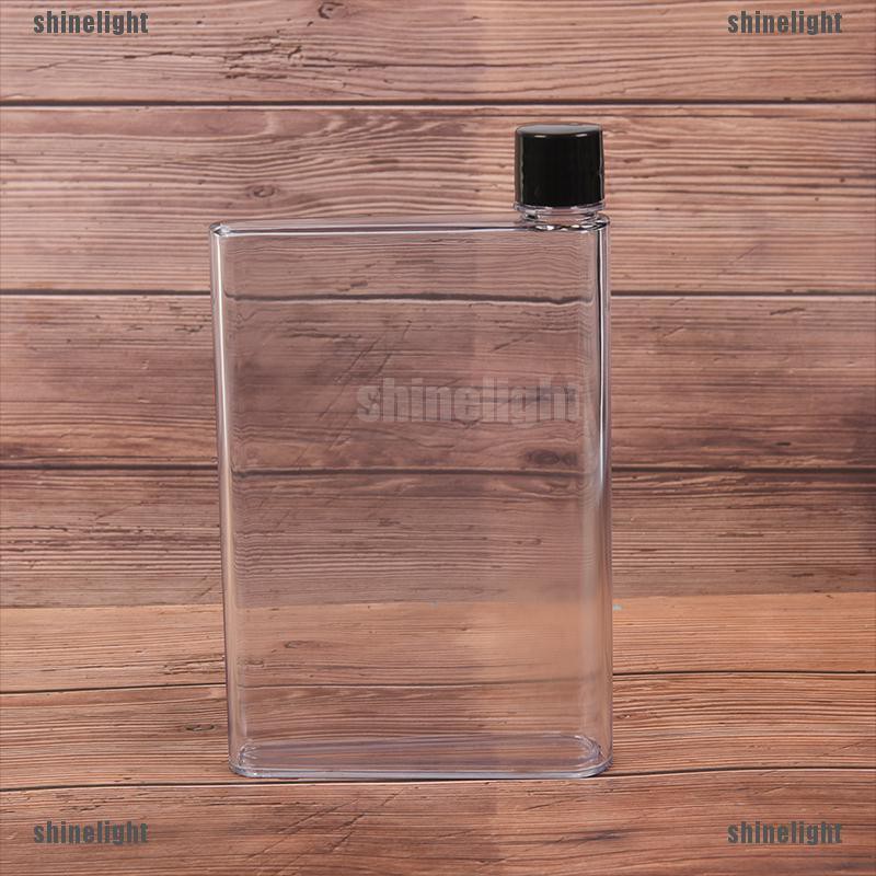 Chai Nước Phẳng Trong Suốt Nhỏ Gọn