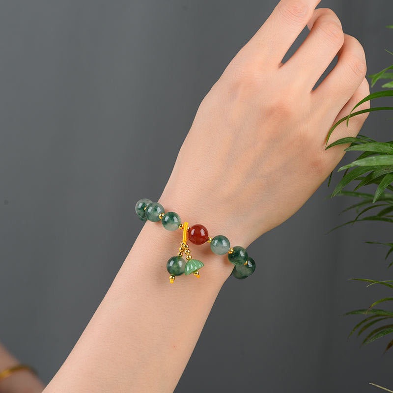 Vòng tay đá mã não tự nhiên cao cấp