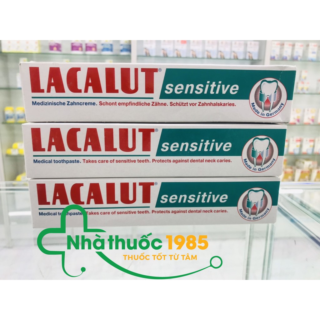 Kem đánh răng Lacalut aktiv sensitive white (nhập khẩu CHLB Đức)