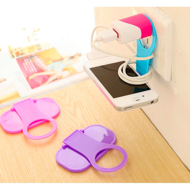 Combo 2 Giá Đỡ Treo Điện Thoại Khi Sạc Siêu Tiện Lợi